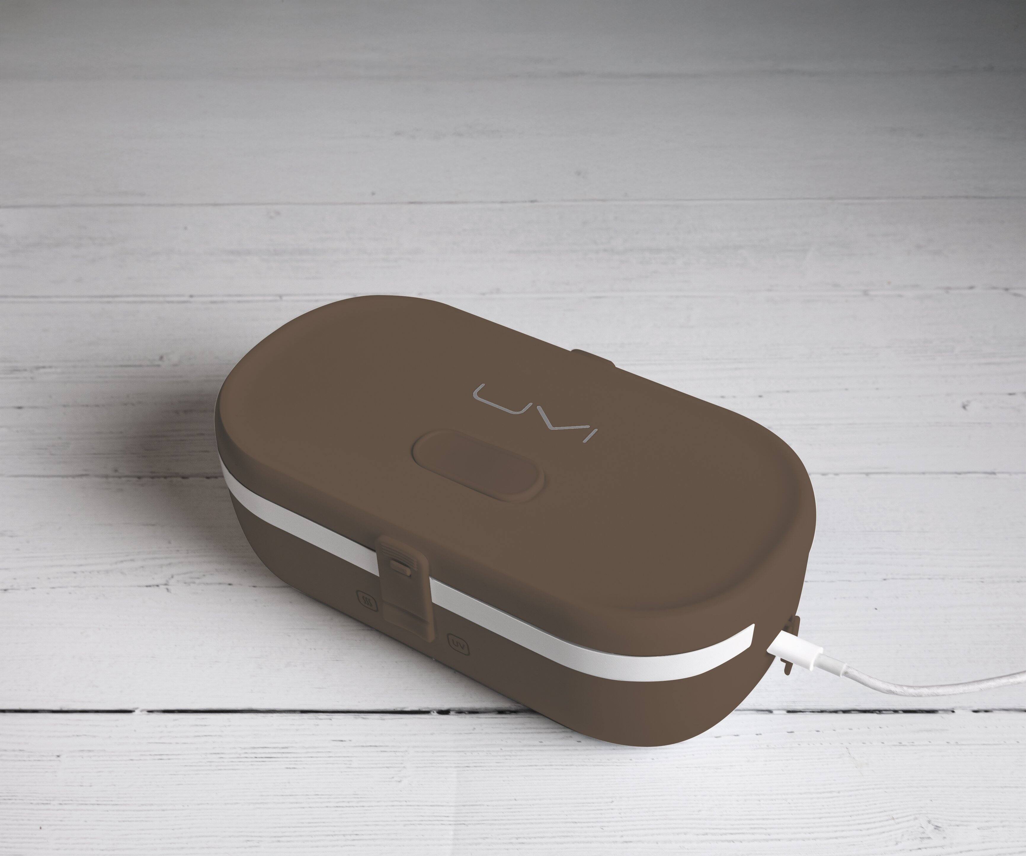 Back. UVI - UVI Plus Lunchbox – Portable Self-Heating Lunch Box with UV Sanitizer & USB-C Charging - Coffee Bean.