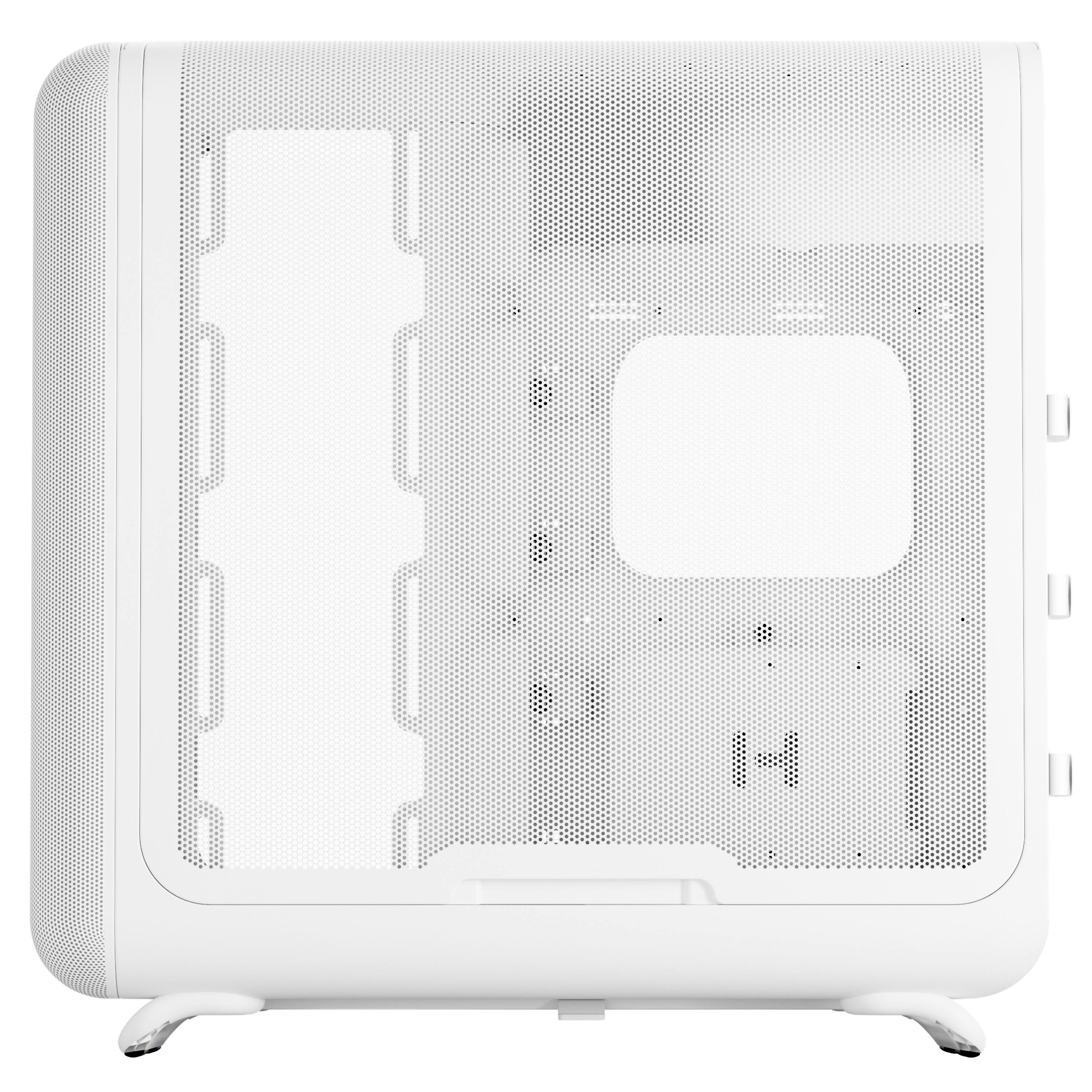 Angle. HYTE - HYTE X50 Modern Performance ATX Mid-Tower PC Gaming Case - Snow White.