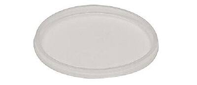 Front. Fabri-Kal - Fabri-Kal® Polypro Microwavable Deli Container Lids, Clear, 500/carton - Clear.