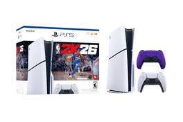 PlayStation 5 NBA2K26 Disc Console - 1TB -w/DualSense Wireless Controller Purple - PlayStation 5