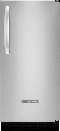 Front Standard. KitchenAid - Architect Series II 15" 50-Lb. Built-In Icemaker - Stainless-Steel.