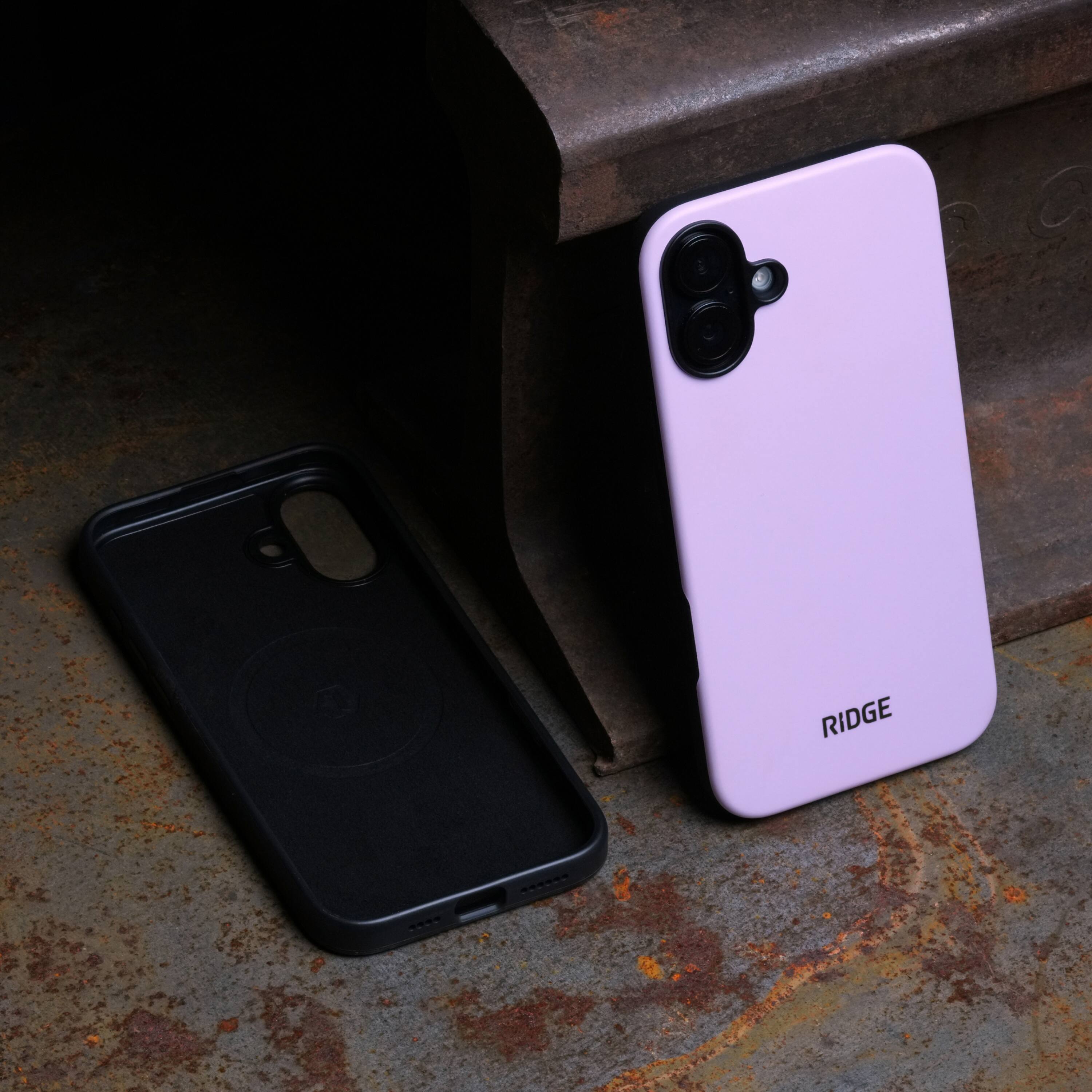 Alt View 7. The Ridge Wallet - Everyday Phone Case - IPhone 16 Plus - Lavender - Lavender.