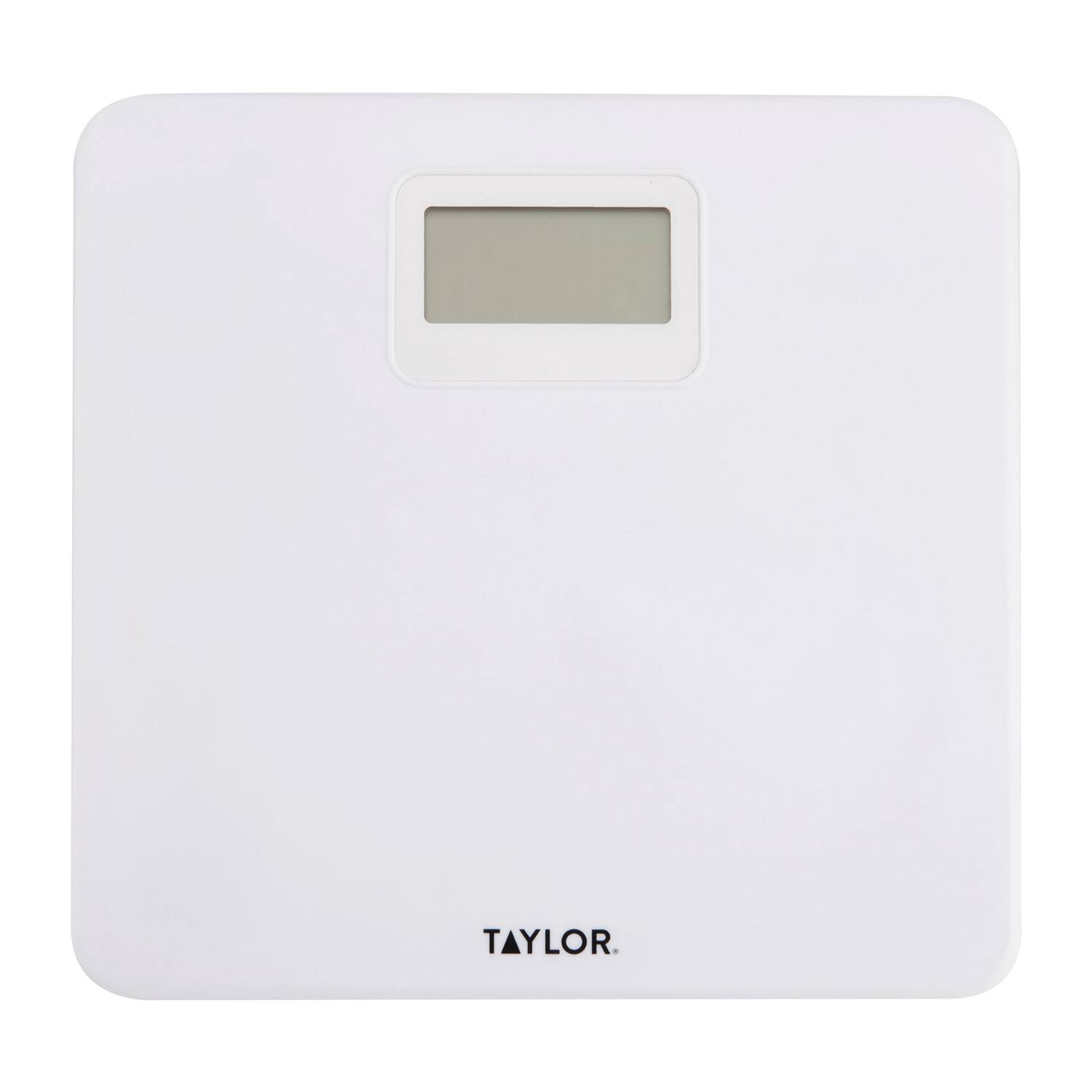 Back. Taylor Precision Products - Digital Plastic Bath Scale 330-Lb Capacity - White.
