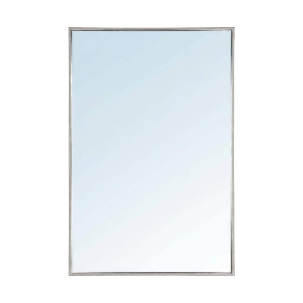 Elegant Decor - Metal frame Rectangle Mirror 24 inch - Silver price history on PriceWatchPro