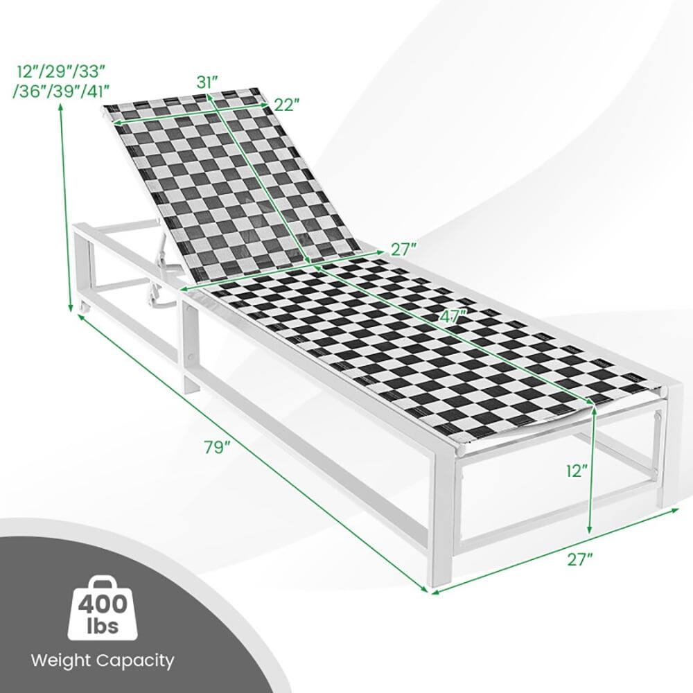 12"/29"/33" /36"/39"/41"  
31"  
22"  
27"  
47"  
79"  
12"  
27"  
400 lbs Weight Capacity