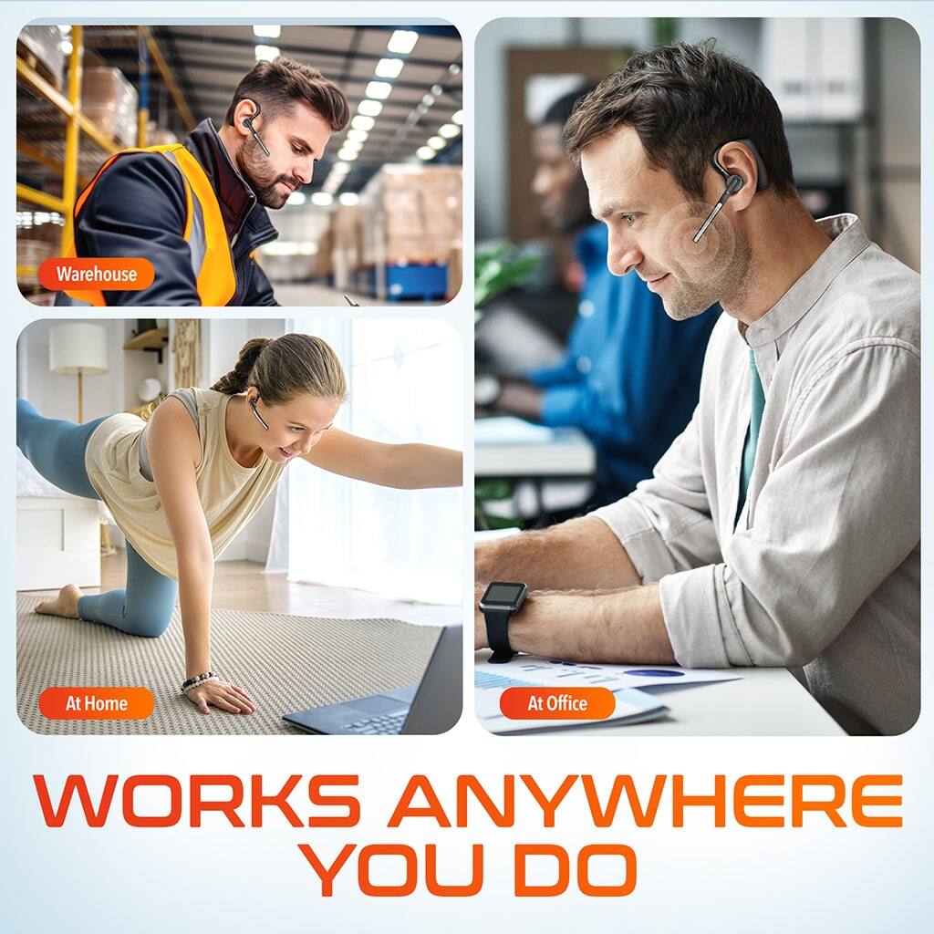 Warehouse  
At Home  
At Office  

WORKS ANYWHERE YOU DO