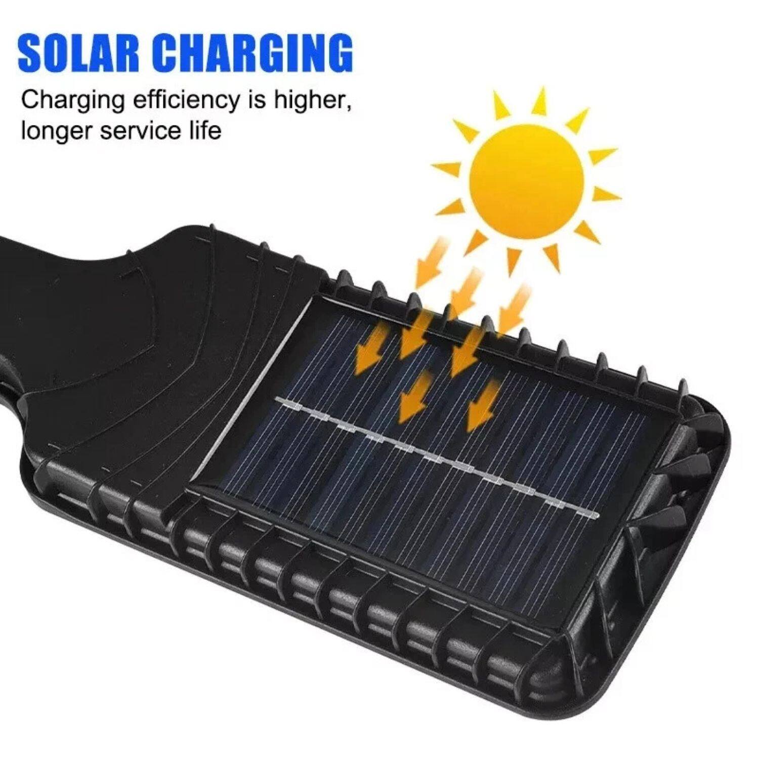 SOLAR CHARGING  
Charging efficiency is higher, longer service life