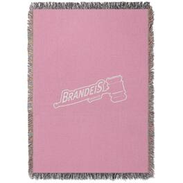 Chad & Jake - Brandeis University Judges Woven Blanket - Pink