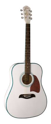 Oscar Schmidt - OG2WH-A Dreadnought Acoustic Guitar - White