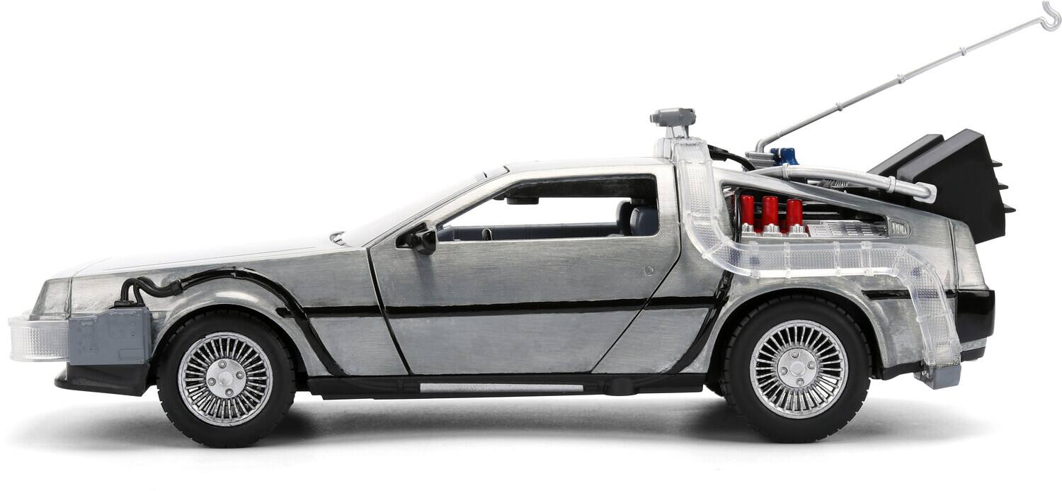 Alt View 1. Jada Toys - Back to the Future 40th Anniversary Hollywood Rides 1/24 Scale Model Car   - Collectibles - Multicolor.