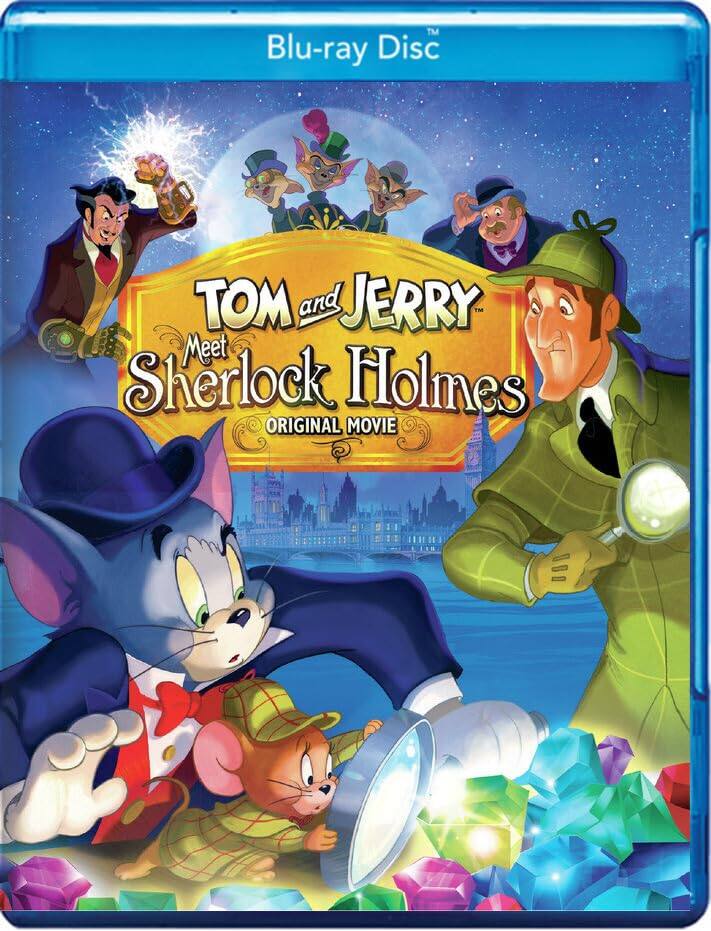 Front. Tom and Jerry Meet Sherlock Holmes [Blu Ray + DVD].