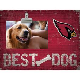 Fan Creations - Arizona Cardinals 10.5" x 8" Best Dog Clip Photo Frame - Multicolor