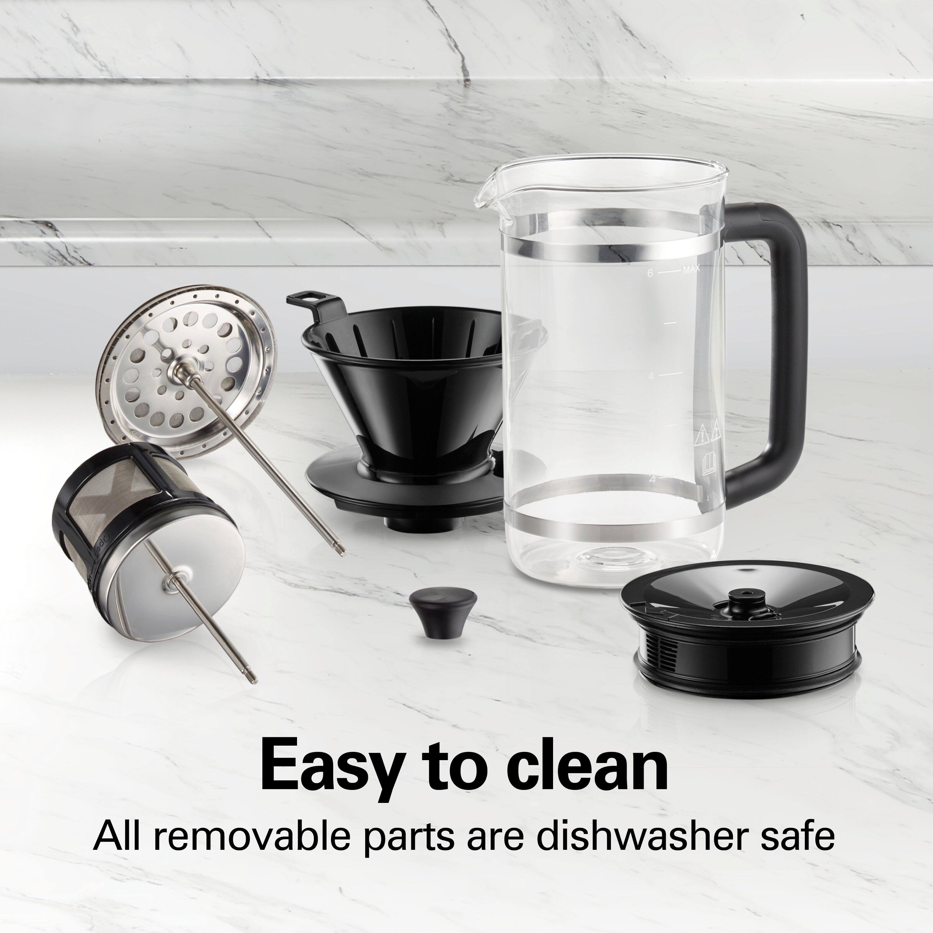 Easy to clean  
All removable parts are dishwasher safe