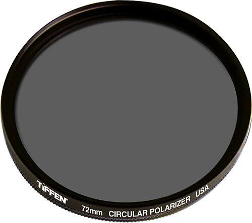 Front Standard. Tiffen - 72mm Circular Polarizer Lens Filter.