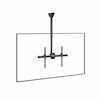 Front. Mount-It! - Full-Motion Adjustable Ceiling TV Mount – 32″–70″, 360° Swivel, 25° Tilt, 22–36″ Drop, 110 lb Capacity - Black.