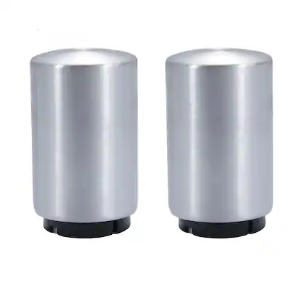 Front. Kitcheniva - Stainless Steel Automatic Push-Down Bottle Opener 2 Pcs - Silver.