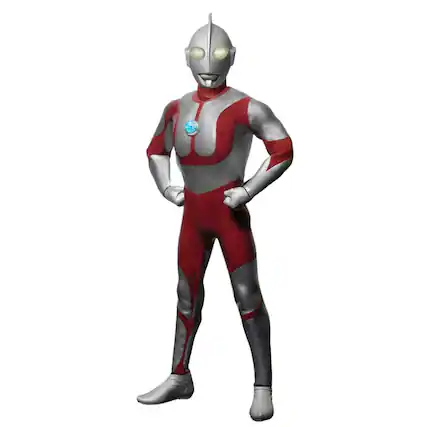 Front. Mezco Toyz - Ultraman One 12 Collective 6 Inch Action Figure - Red.