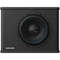 AudioControl - Spike Series 10” Single-Voice-Coil 2-Ohm Loaded Vented Subwoofer Enclosure - Black - Front_Zoom