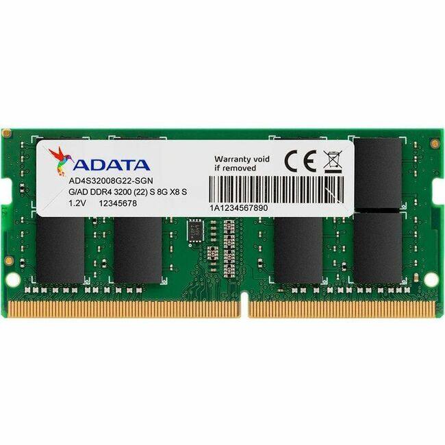 ADATA AD4S32008G22-SGN  
G/AD DDR4 3200 (22) S 8G X8 S  
1.2V  
12345678  
1A1234567890  
Warranty void if removed  
CE