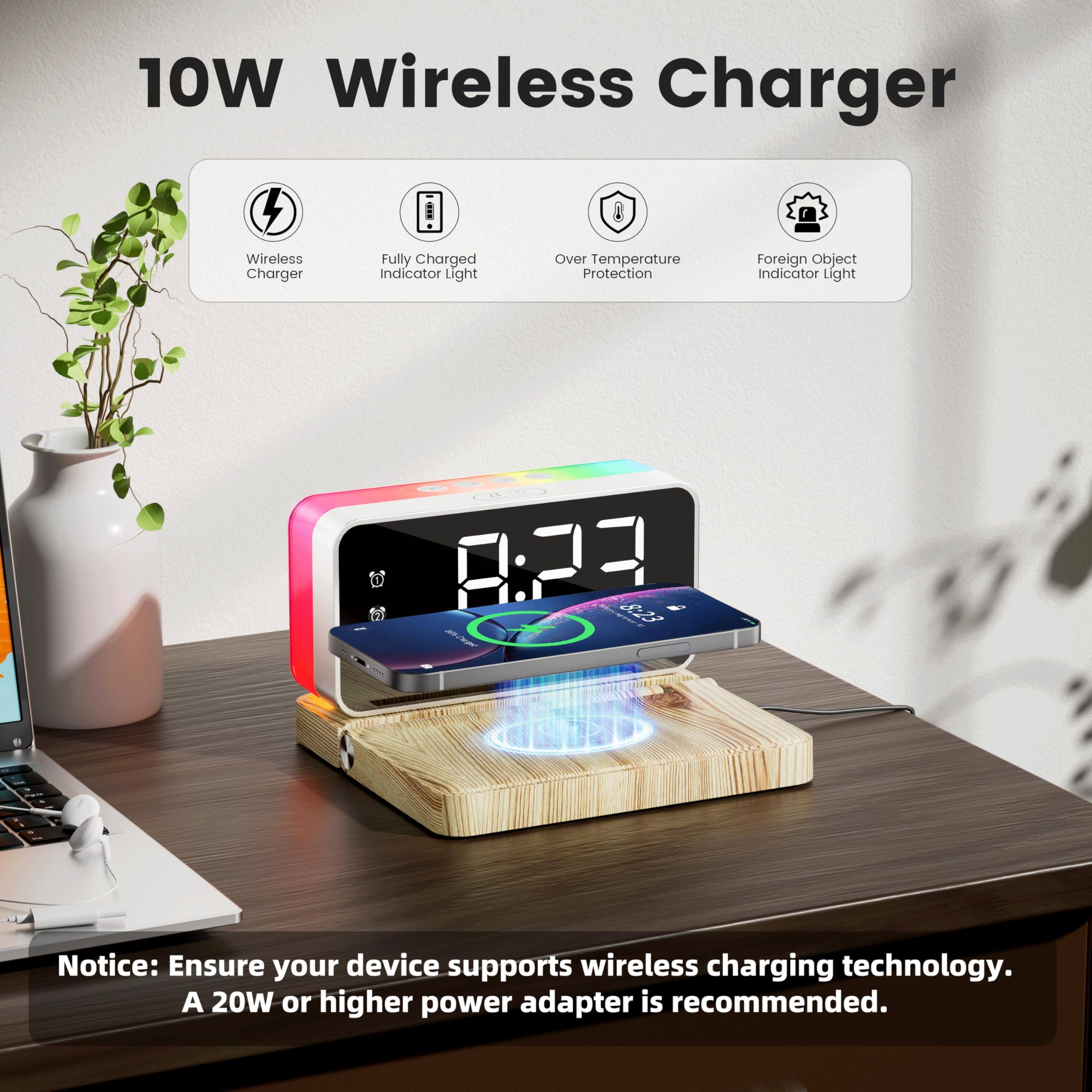 10W Wireless Charger

- Wireless Charger
- Fully Charged Indicator Light
- Over Temperature Protection
- Foreign Object Indicator Light

Notice: Ensure your device supports wireless charging technology. A 20W or higher power adapter is recommended.