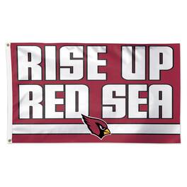 WinCraft - Arizona Cardinals 3' x 5' Slogan Deluxe Single-Sided Flag - Multicolor