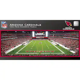 MasterPieces - Arizona Cardinals 1000-Piece NFL Stadium Panoramic Puzzle - Multicolor