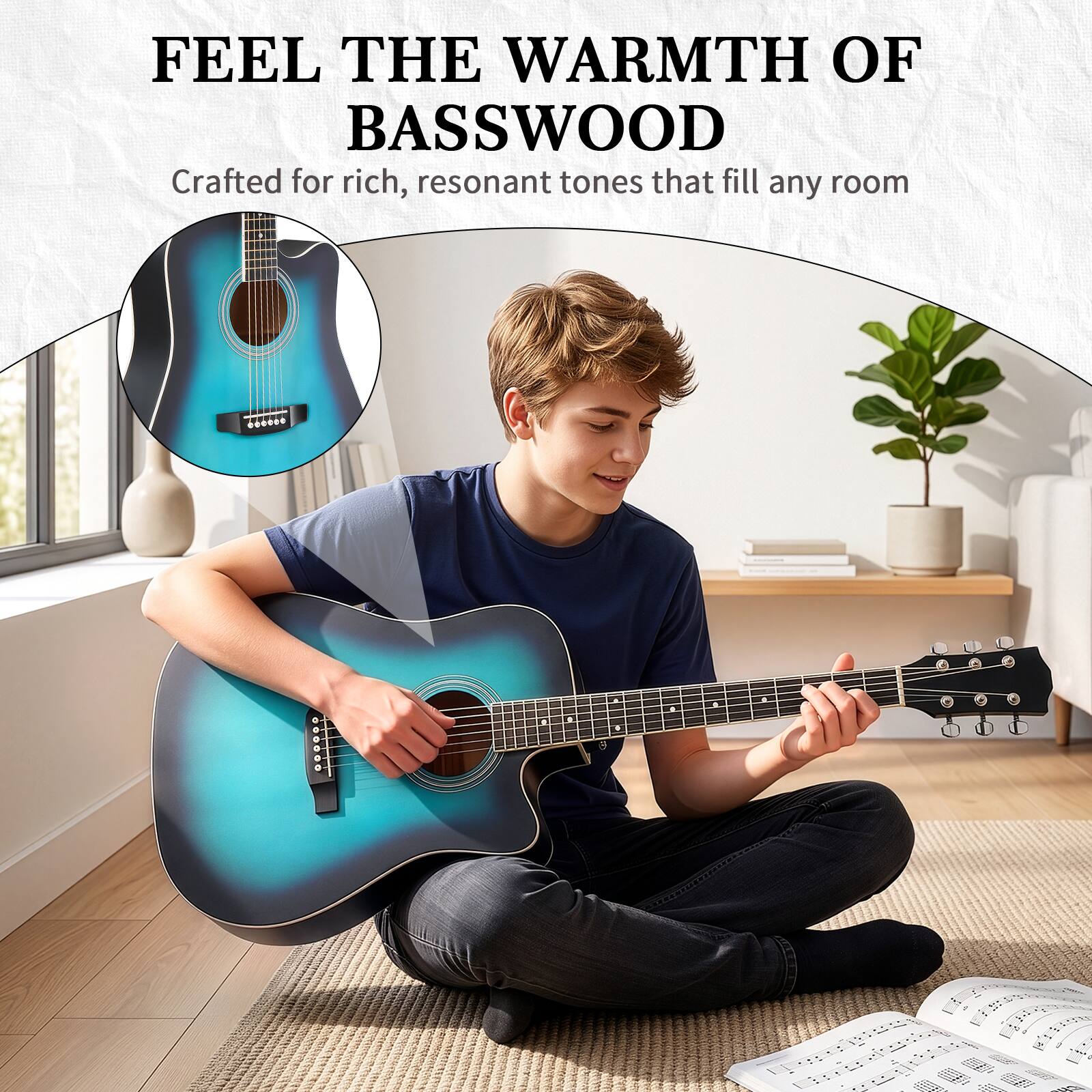 FEEL THE WARMTH OF BASSWOOD  
Crafted for rich, resonant tones that fill any room