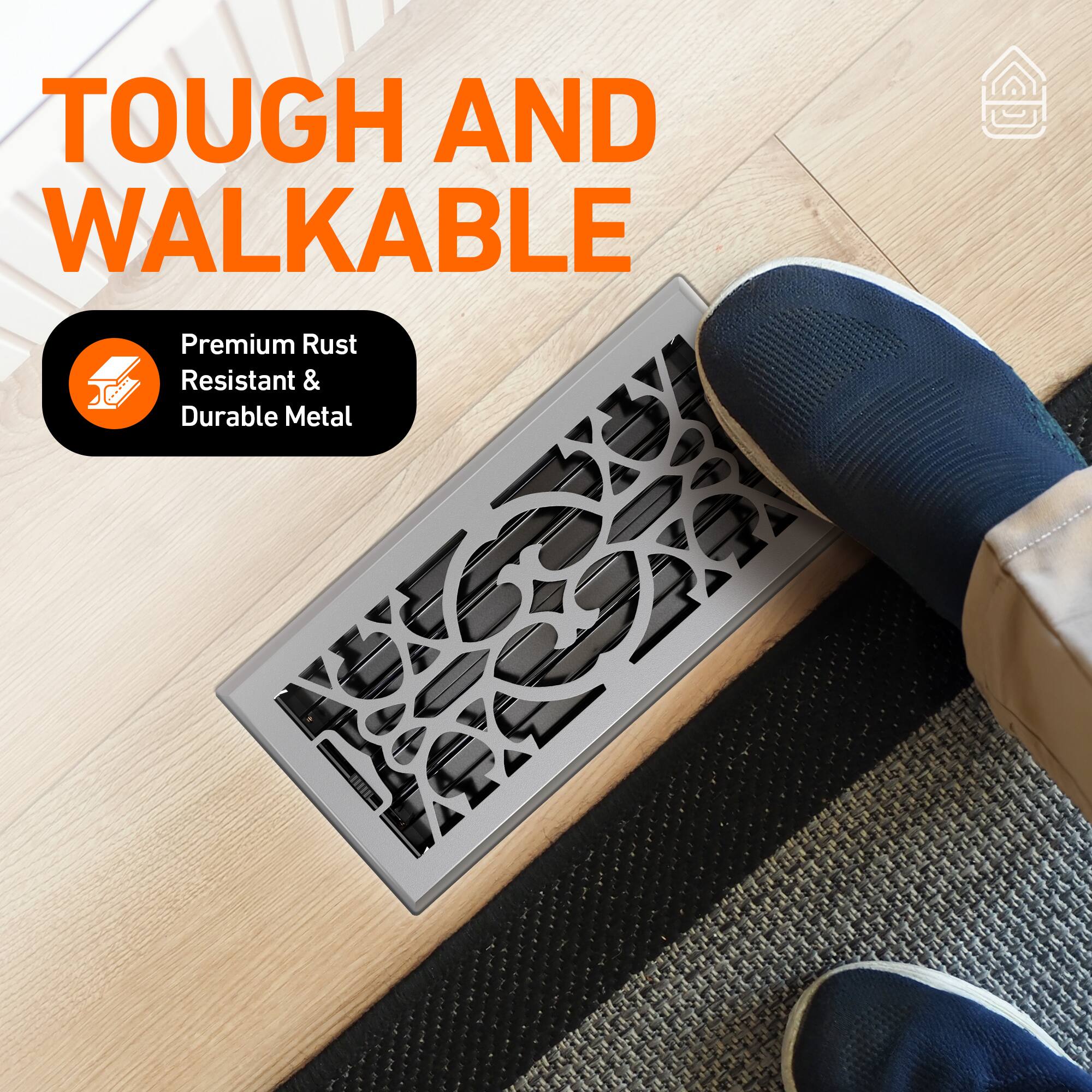 TOUGH AND WALKABLE

Premium Rust Resistant & Durable Metal