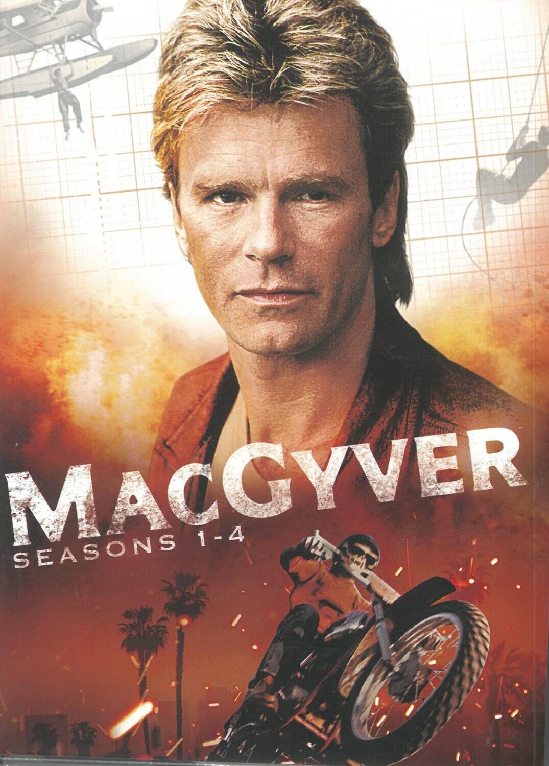 Front. MacGyver: Seasons 1 - 4   - DVD.