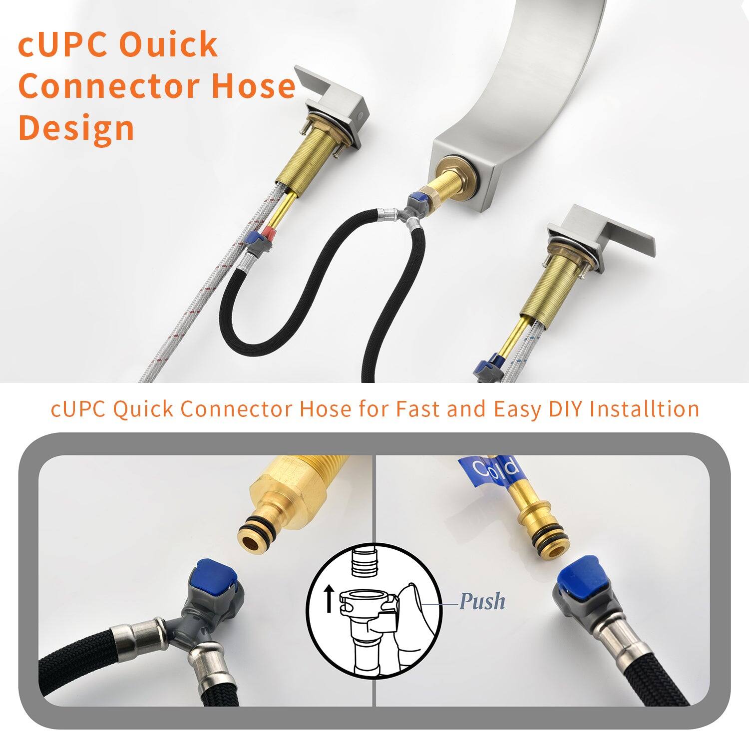 cUPC Quick Connector Hose Design

cUPC Quick Connector Hose for Fast and Easy DIY Installation

Push