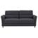 Front. CorLiving - Georgia 3-Seat Fabric Upholstered Sofa - Dark Grey.