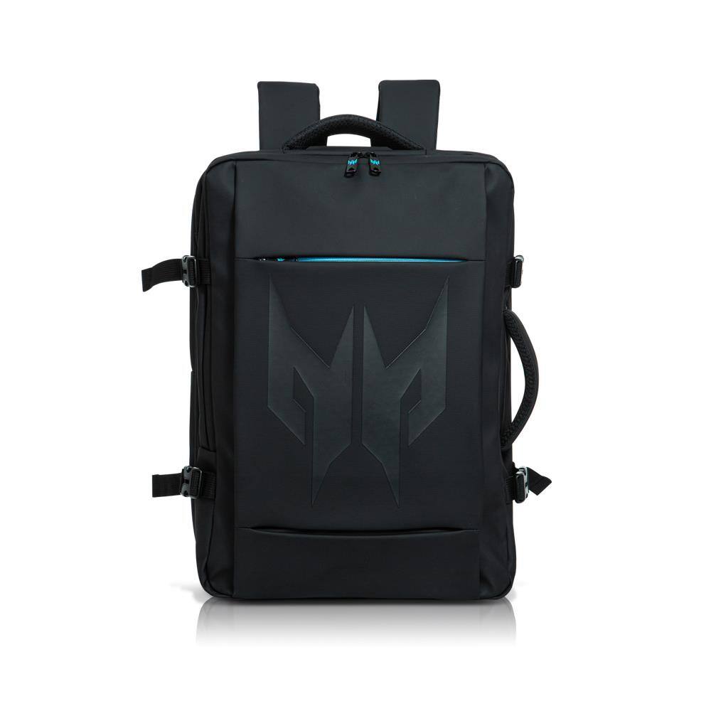 Acer - Predator Robust Backpack - Fits 18" Laptop Expandable 30L Water-Repellent Anti-Theft Pocket Chest Strap - Black