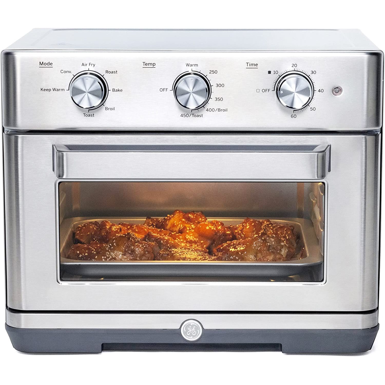 GE - Digital Air Fry 8-in-1 Toaster Oven G9OAAASSPSS - Stainless Steel