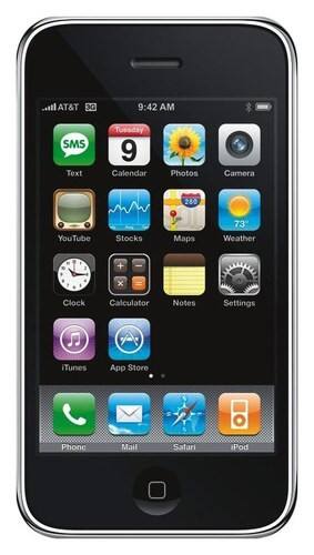 Front Standard. iPhone® - Refurbished 3G with 16GB Memory Cell Phone (Unlocked) - White.