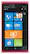 Front Standard. Nokia - Lumia 900 Cell Phone (Unlocked) - Pink.