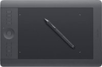 Front Zoom. Wacom - Intuos Professional Pen and Medium Touch Tablet - Black.