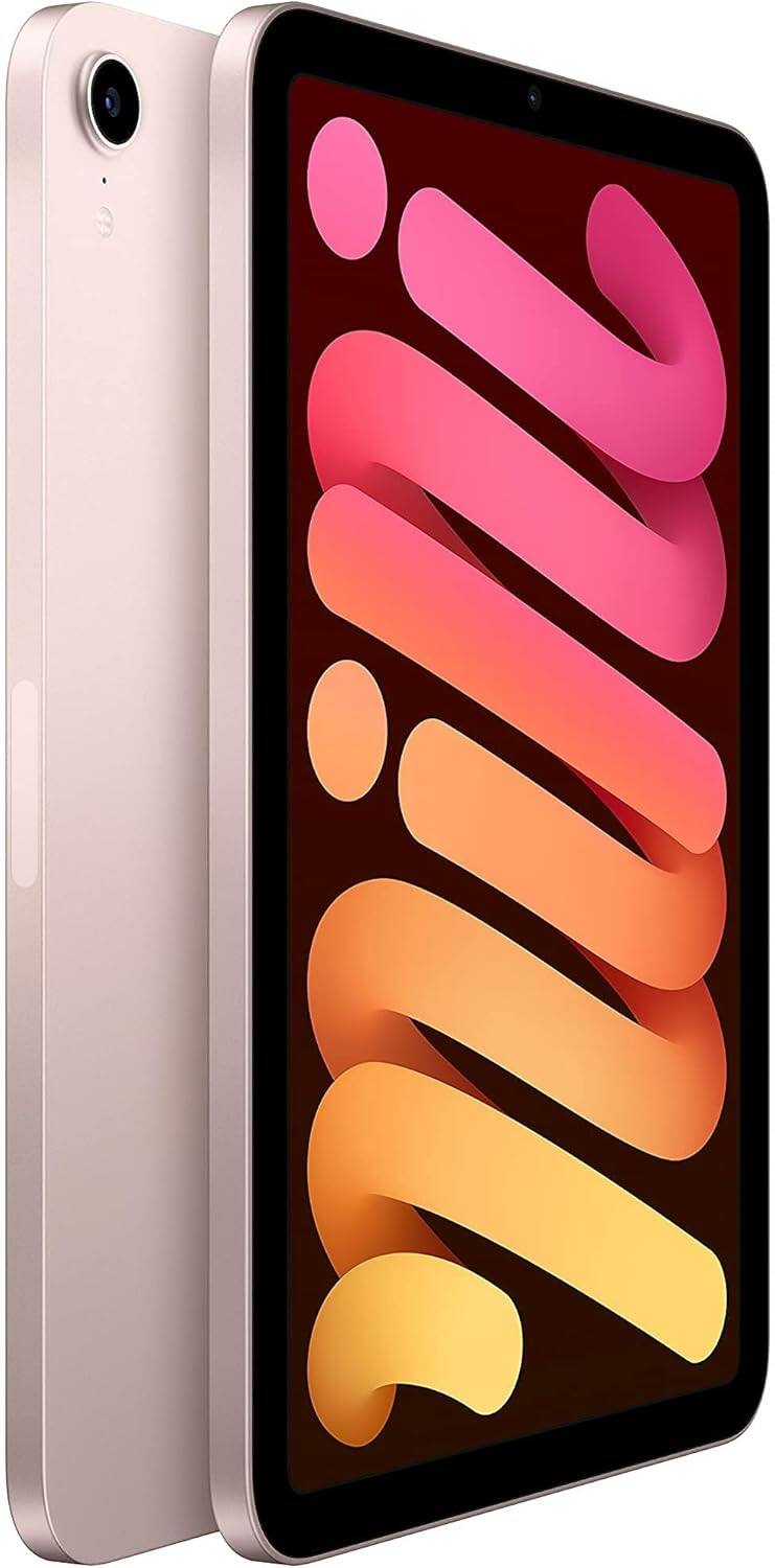 Angle. Apple - Apple - Certified Refurbished 8.3-Inch iPad mini (6th Generation) Wi-Fi - 256GB - Pink - Pink.