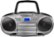 Front Zoom. Insignia™ - CD/Cassette Boombox with AM/FM Radio - Black/Gray.