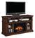 Front. Twin-Star - Dakota TV Stand with Electric Fireplace for Most Flat-Panel TVs Up to 65" - Brown.