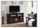 Alt View 11. Twin-Star - Dakota TV Stand with Electric Fireplace for Most Flat-Panel TVs Up to 65" - Brown.