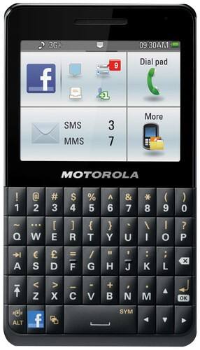 Front Standard. Motorola - EX226 Cell Phone (Unlocked) - Black/Brown.
