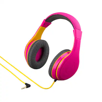 Front. eKids - eKids Wired Headphones for Kids, Children’s Headphones for School, Home, or Travel - Pink - Pink.