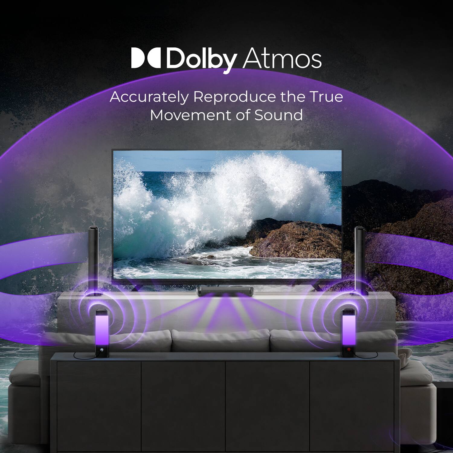 Dolby Atmos  
Accurately Reproduce the True Movement of Sound