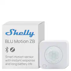 Shelly BLU Motion ZB
Smart motion sensor with instant response and long battery life