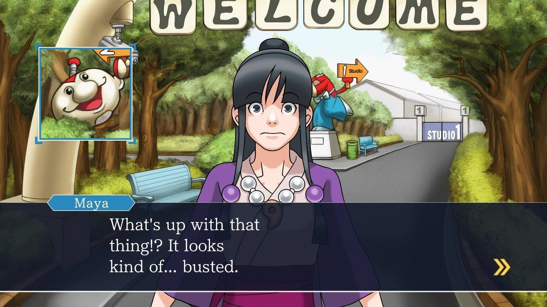 WELCOME

Maya: What's up with that thing!? It looks kind of... busted.