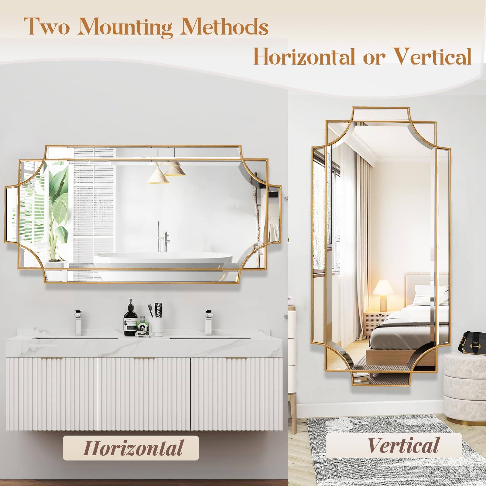 Two Mounting Methods  
Horizontal or Vertical  

Horizontal  
Vertical