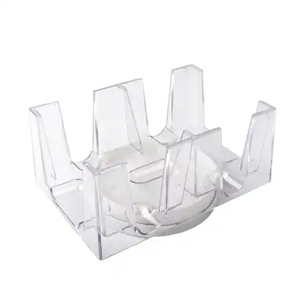 GSE Games & Sports Expert - 6-Deck Revolving Canasta Card Tray, 360° Rotating Playing Card Holder, Swivel Cards Holders