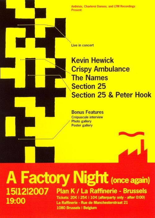 Factory Night (Once Again) [DVD]