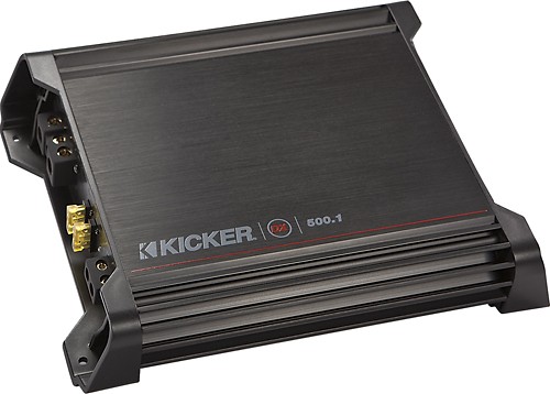  Kicker - ZX Series 400W Class D Digital Mono MOSFET Amplifier with Low-Pass Crossover