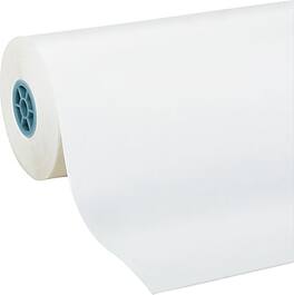 Pacon - Kraft Paper Roll, 40 lbs. Kraft, 24" x 1,000' - White